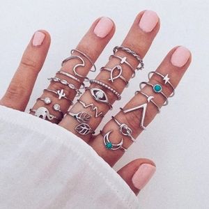 Boho 20 pc Ring Set